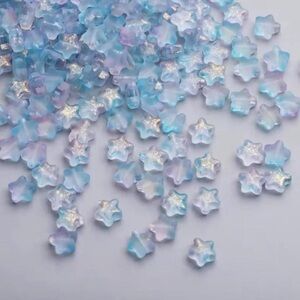 8mm acrylic star beads